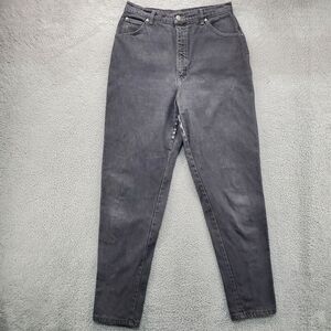 Vintage Lands End Square Rigger Jeans Womens 14 30x33.5 Tapered High Rise USA